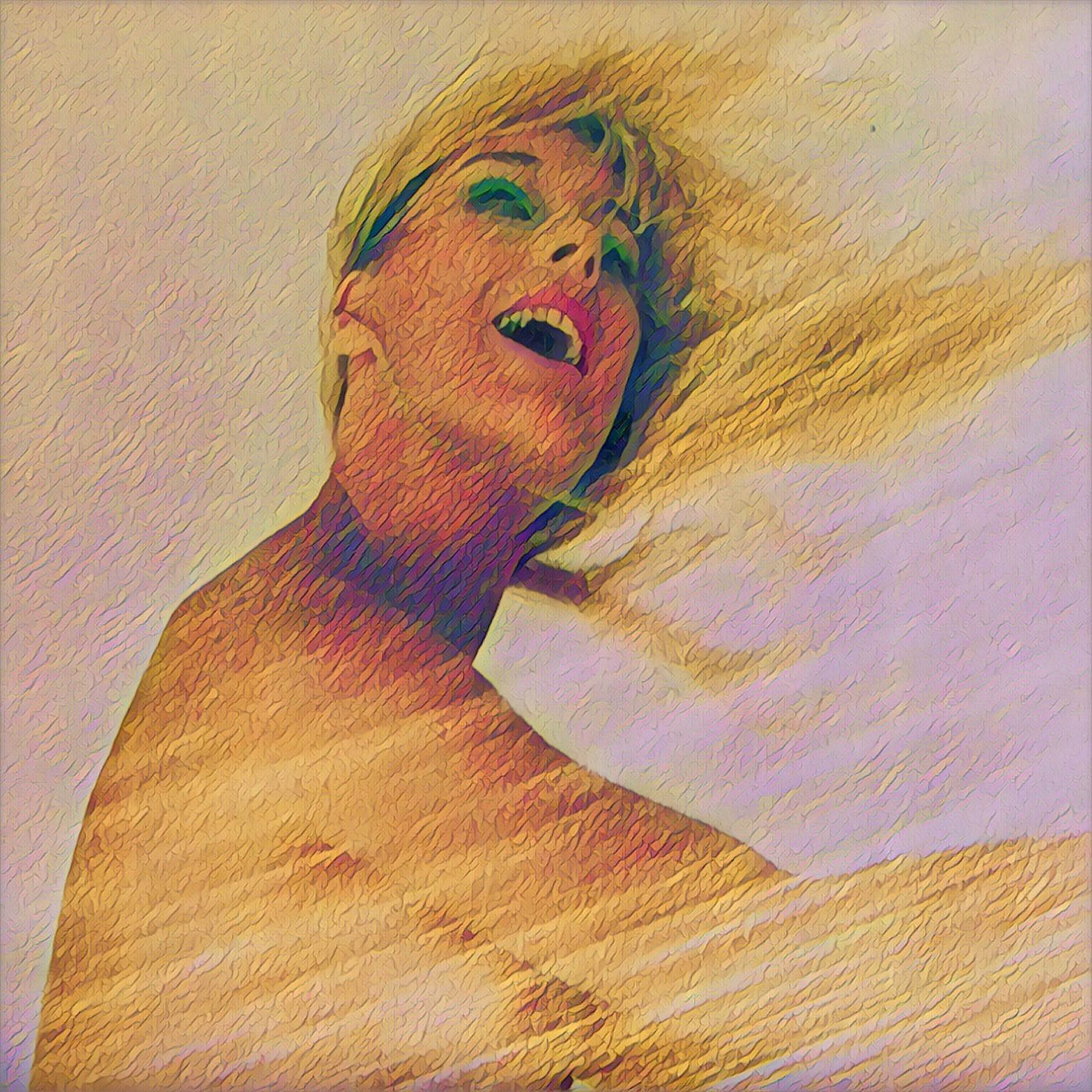 Portrait Woman in ecstacy