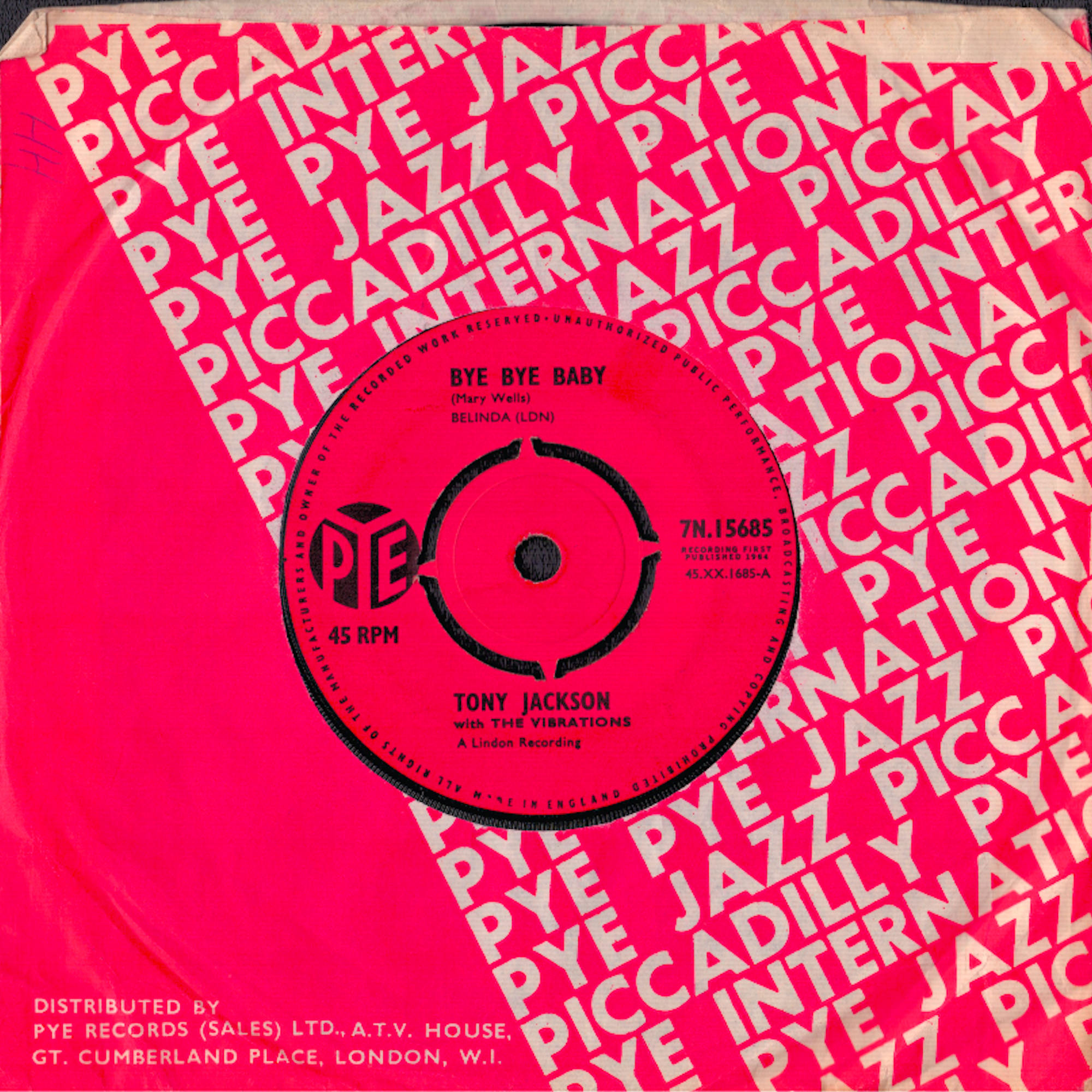 TONY JACKSON & THE VIBRATIONS